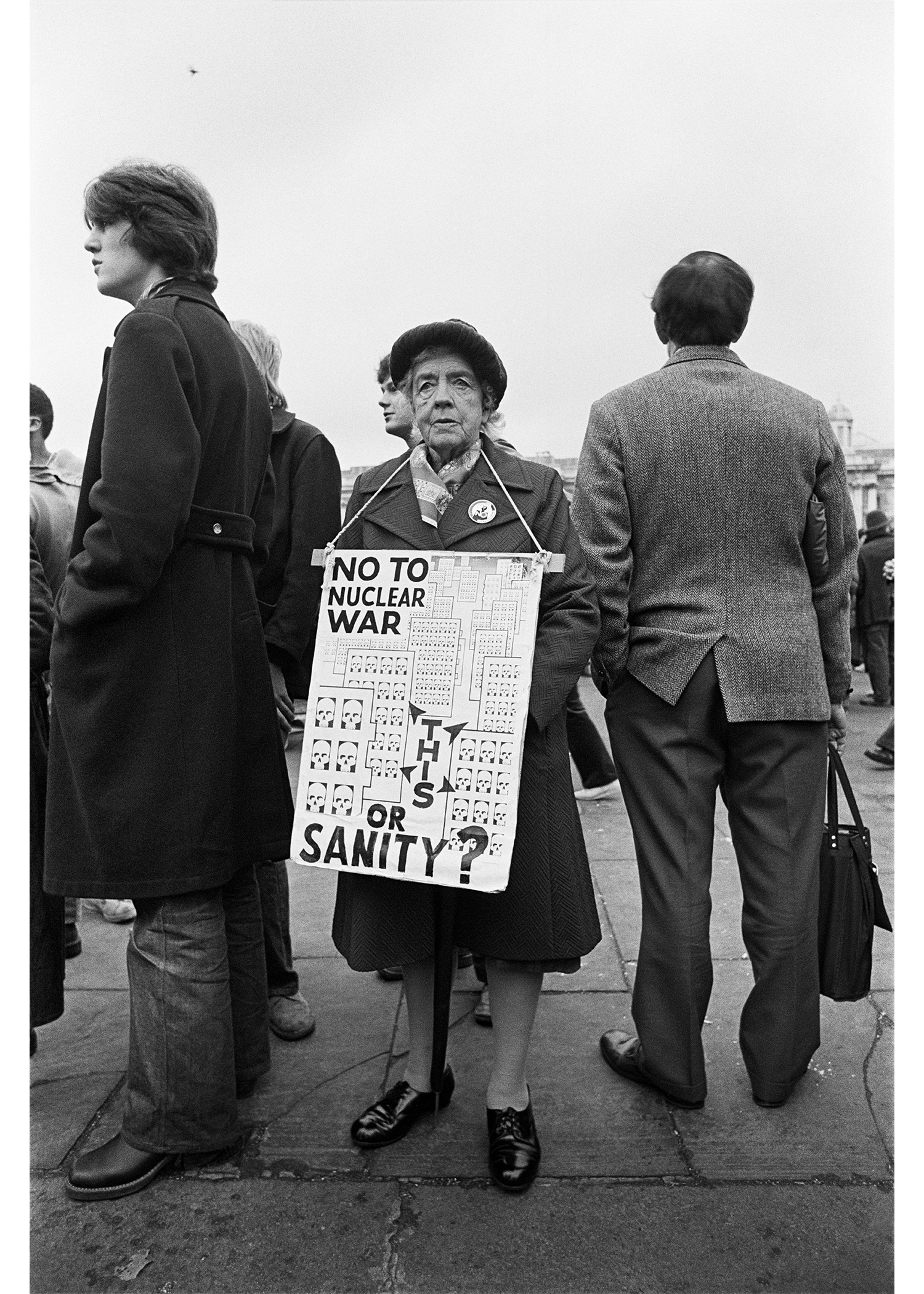 EDWARD BARBER, CND Rally, Trafalgar Square, London, 1980